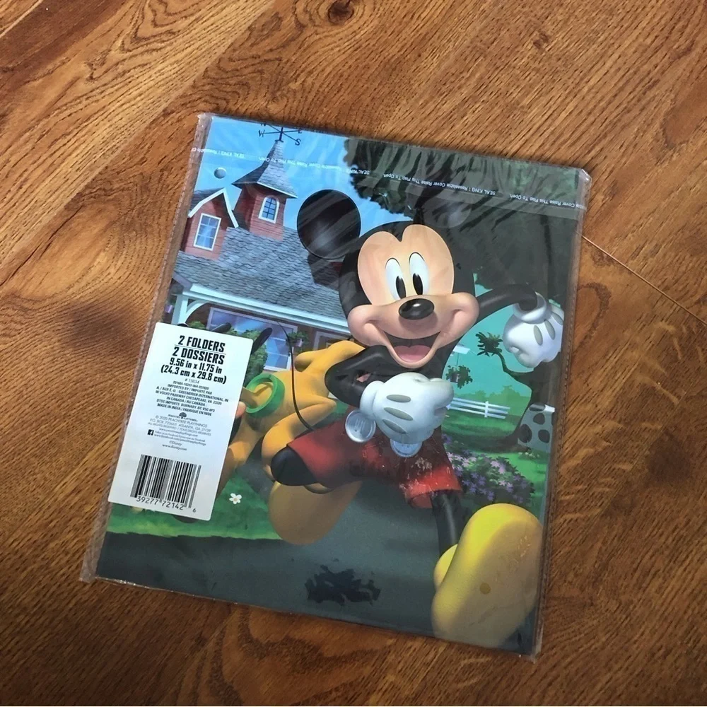 Disney Mickey Mouse and Goofy 2ct 3 ring folder set